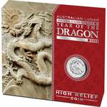 Silver Ounce 2012 Year of the Dragon - High Relief: Photo Coin, Australia, Silver Ounce 2012 Year of the Dragon - High Relief / thumbnail