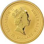 Gold Quarter Ounce 1996 Australian Nugget: Photo Coin, Australia, Gold Quarter Ounce 1996 Australian Nugget / thumbnail