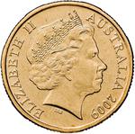 Australia / One Dollar 2009 Mob of Roos / Master Mint Mark with C Counterstamp - obverse photo