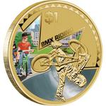 One Dollar 2013 BMX Riding: Photo Coin, Australia, One Dollar 2013 BMX Riding / thumbnail