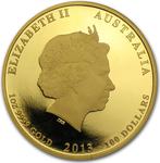 Australia / Gold Ounce 2013 Year of the Snake / Proof - obverse photo