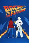 Silver Thirty-five Grams (2021) Back to the Future - Marty McFly and Doc Brown: Photo 2021 Back to the Future Marty McFly and Doc Brown - 35g Pure Silver Foil / thumbnail