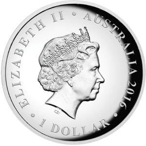 Australia / Silver Ounce 2016 Dirk Hartog Landing - obverse photo