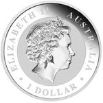 Silver Ounce 2014 Australian Kangaroo - Coloured: Photo Coin, Australia, Silver Ounce 2014 Australian Kangaroo - Coloured / thumbnail