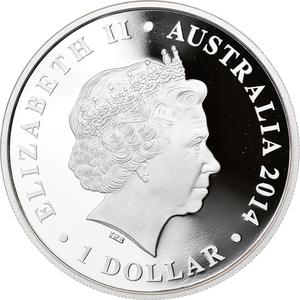 Australia / Silver Ounce 2014 Genyornis - obverse photo