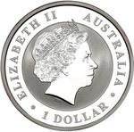 Australia / Silver Ounce 2017 Australian Kookaburra / f15 privy mark - obverse photo