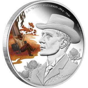 Australia / Silver Ounce 2014 Banjo Paterson - reverse photo