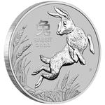 Platinum Ounce 2023 Year of the Rabbit: Photo Coin, Australia, Platinum Ounce 2023 Year of the Rabbit / thumbnail