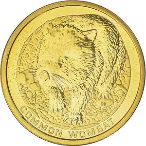 Australia / One Dollar 2008 Common Wombat - reverse photo