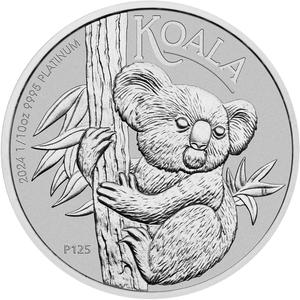 Australia / Platinum Tenth-Ounce 2024 Australian Koala - reverse photo