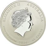 Silver Half Ounce 2014 Year of the Horse: Photo Coin, Australia, Year of the Horse 50 Cents - 1/2 Oz - 2014 / thumbnail