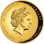 Gold Ounce 2014 Year of the Horse: Photo Coin, Australia, Gold Ounce 2014 Year of the Horse / thumbnail