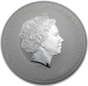 Australia / Silver Kilo 2015 Year of the Goat - obverse photo
