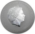 Silver Kilo 2015 Year of the Goat: Photo 2015 Australia 1 kilo Silver Lunar Goat BU / thumbnail