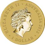 One Dollar 2012 Animal Athletes - Sailfish: Photo Coin, Australia, One Dollar 2012 Animal Athletes - Sailfish / thumbnail