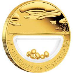 Australia / Gold Ounce 2010 Treasures of Australia - Gold - reverse photo