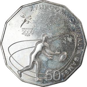 Australia / Fifty Cents 2006 XVIII Commonwealth Games - Rugby - reverse photo