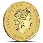 Gold Ounce 2014 Australian Kangaroo: Photo Coin, Australia, Gold Ounce 2014 Australian Kangaroo / thumbnail