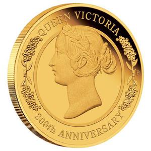 Australia / Gold Quarter Ounce 2019 Queen Victoria - reverse photo