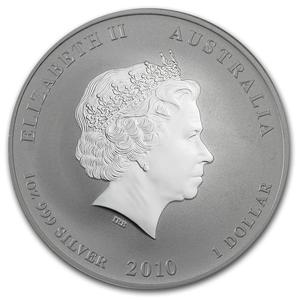 Australia / Silver Ounce 2010 Year of the Tiger (Series II) - obverse photo