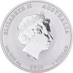 Silver Ounce 2018 Year of the Dog: Photo Coin, Australia, Elizabeth II Year of the Dog - 1 Dollar - 1 Oz - 2018 / thumbnail