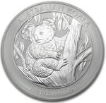 Silver Kilo 2013 Australian Koala: Photo 2013 Australia 1 kilo Silver Koala BU / thumbnail