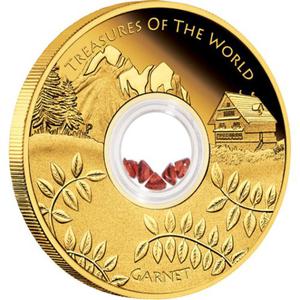 Australia / Gold Ounce 2013 Treasures of the World - Europe - reverse photo