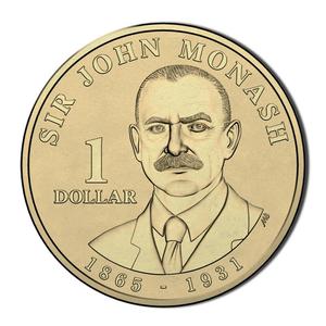 Australia / One Dollar 2017 Sir John Monash - reverse photo
