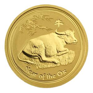 Australia / Gold Quarter Ounce 2009 Year of the Ox - reverse photo