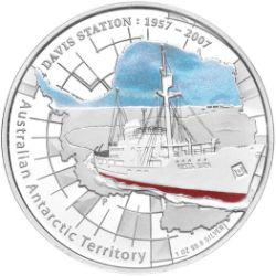 Australia / Silver Ounce 2007 Davis Station - reverse photo