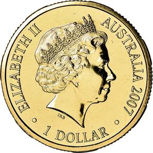 Australia / One Dollar 2007 Year of the Pig - obverse photo