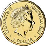 One Dollar 2007 Year of the Pig: Photo Coin, Australia, One Dollar 2007 Year of the Pig / thumbnail