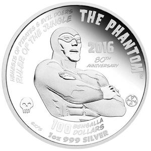 Australia / Silver Ounce 2016 Phantom Medallion - obverse photo