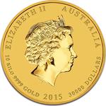 Gold Ten Kilos 2015 Year of the Goat: Photo Coin, Australia, Gold Ten Kilos 2015 Year of the Goat / thumbnail