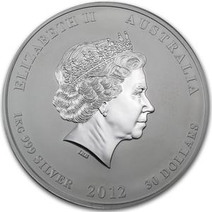 Australia / Silver Kilo 2012 Year of the Dragon - obverse photo