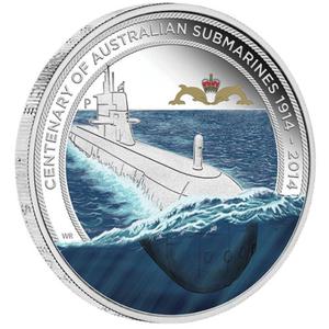 Australia / Silver Ounce 2014 Australian Submarines - reverse photo
