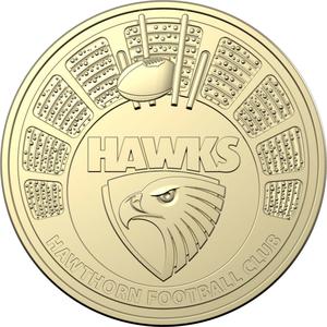 Australia / One Dollar 2024 AFL - Hawthorn Football Club - reverse photo