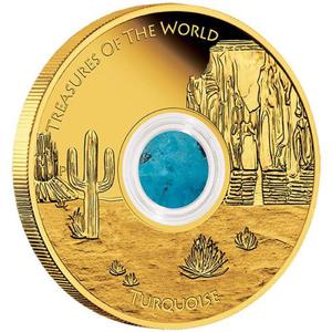 Australia / Gold Ounce 2015 Treasures of the World - North America - reverse photo