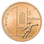 Australia / Five Dollars 2003 Rugby World Cup - reverse photo