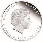 Silver Half Ounce 2013 Bush Babies - Wombat: Photo Coin, Australia, Silver Half Ounce 2013 Bush Babies - Wombat / thumbnail