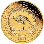 Australia / Gold Kilo 2019 Australian Kangaroo - reverse photo