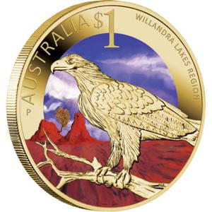 Australia / One Dollar 2012 Willandra Lakes Region - reverse photo