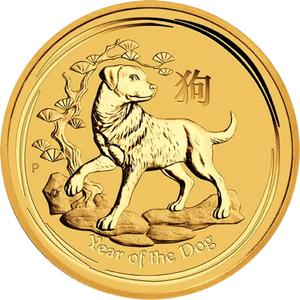 Australia / Gold Two Ounces 2018 Year of the Dog - reverse photo