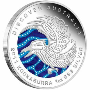 Australia / Silver Ounce 2011 Discover Australia - Kookaburra - obverse photo