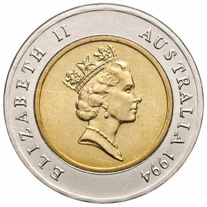 Australia / Five Dollars 1994 Centenary of Women's Vote - obverse photo