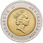 Australia / Five Dollars 1994 Centenary of Women's Vote - obverse photo