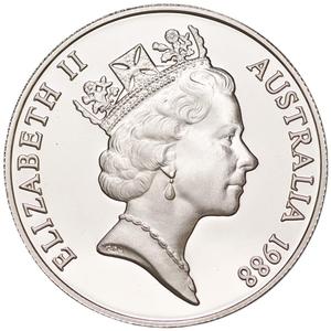 Australia / Ten Dollars Silver 1988 Australia Bicentennial - obverse photo