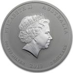 Silver Two Ounces 2013 Year of the Snake: Photo 2013 Australia 2 oz Silver Year of the Snake BU / thumbnail