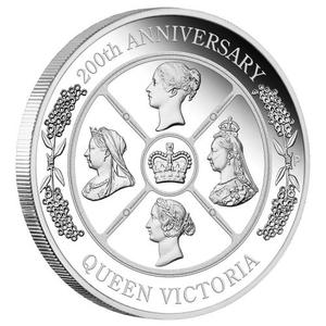 Australia / Silver Ounce 2019 Queen Victoria - reverse photo
