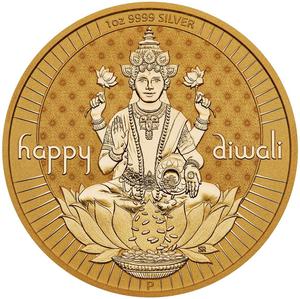 Australia / Silver Ounce 2024 Diwali Medallion - reverse photo